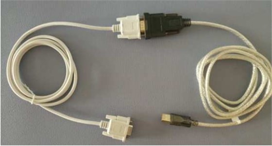  232 交叉線(xiàn)為一頭公一頭母，USB 為公頭